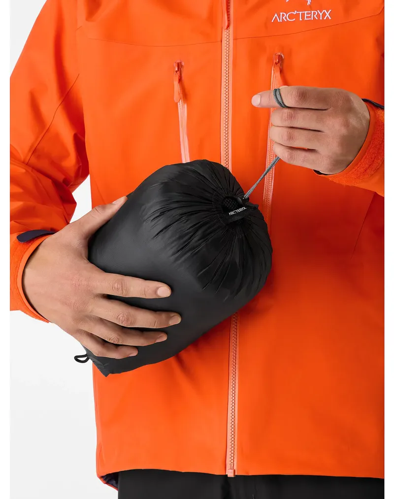 Arc'teryx Men's Alpha Lightweight Parka in Black-6