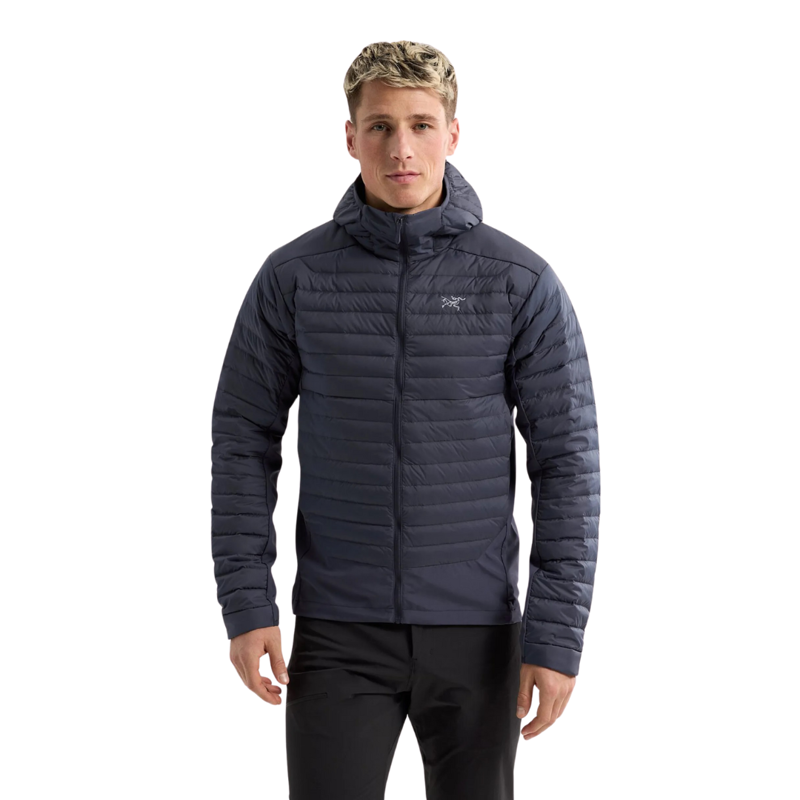 Arc'teryx Men's Cerium Hybrid Hoody in Black Sapphire-1