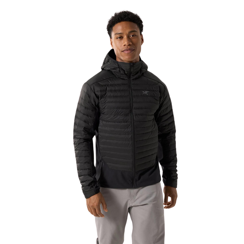 Arc'teryx Men's Cerium Hybrid Hoody in Black-1