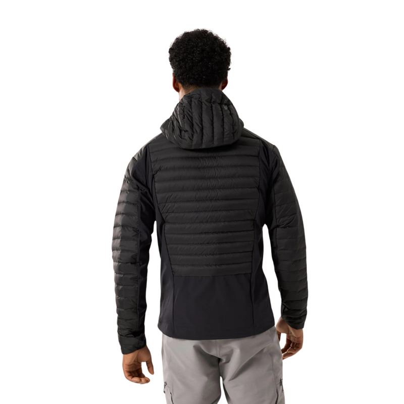 Arc'teryx Men's Cerium Hybrid Hoody in Black-2
