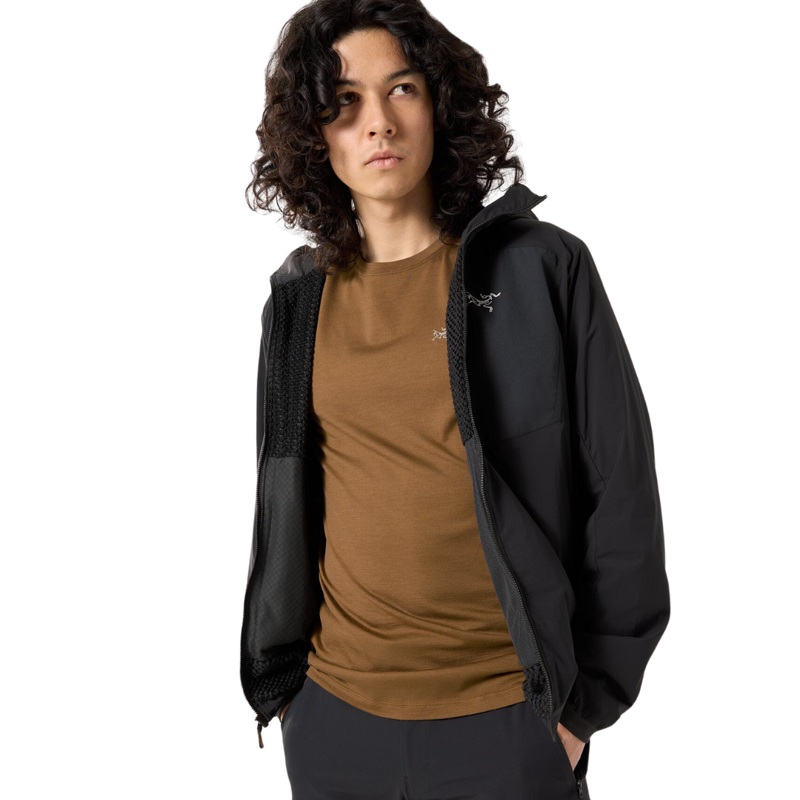 Arc'teryx Men's Proton Lightweight Hoody in Black-6