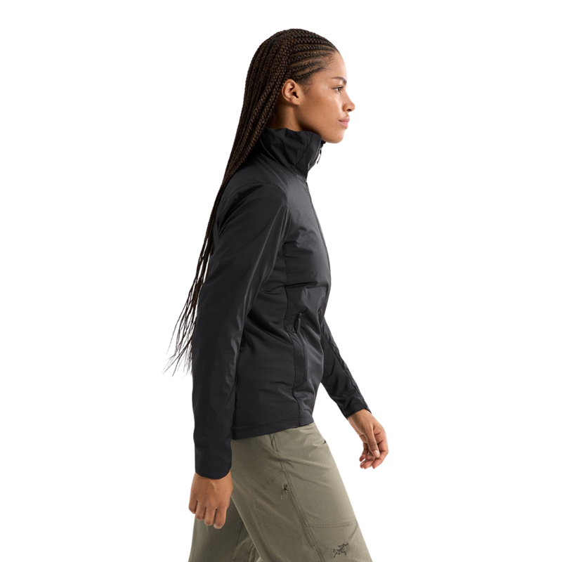 Arc'teryx Women's Atom Lightweight Hoody in Black-4