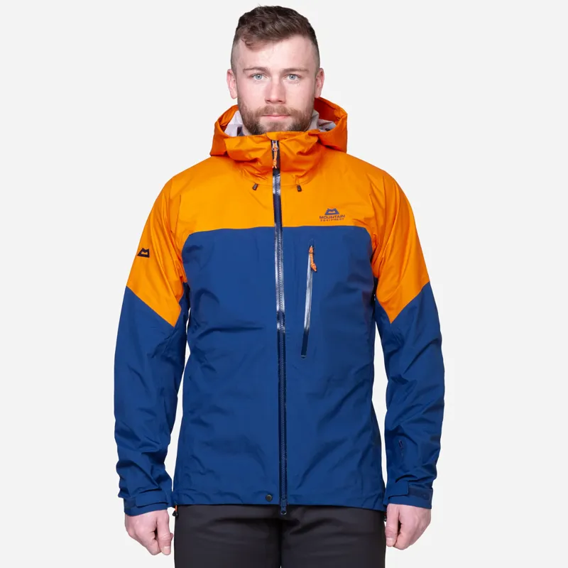 Mountain Equipment Men's Atmo Waterproof Jacket in Admiral/Ember-1