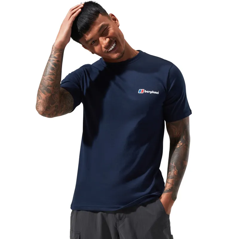 Berghaus Men's Classic Logo T-Shirt in Dark Blue-2