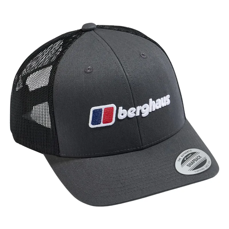 Berghaus Adult Logo Recognition Trucker Cap in Grey/Black