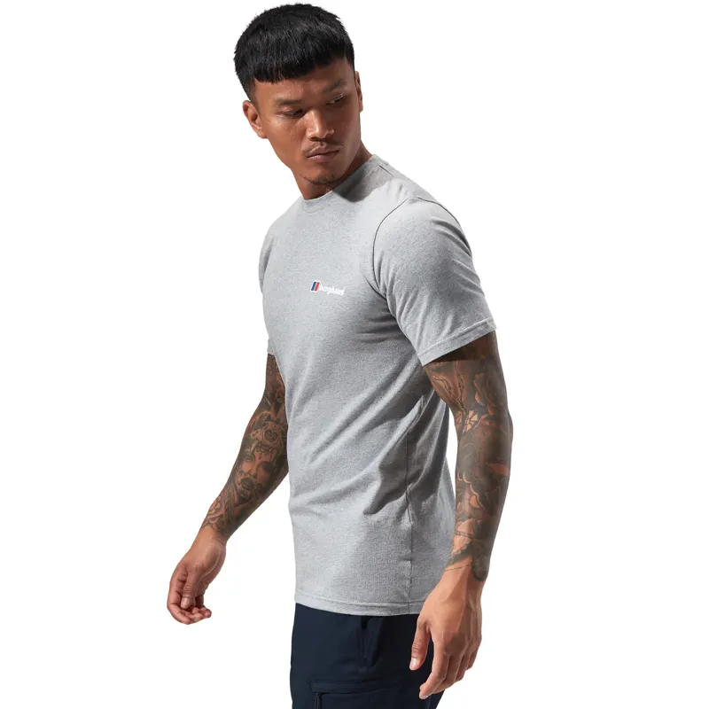 Berghaus Men's Front and Back Logo T-Shirt in Dark Grey-4