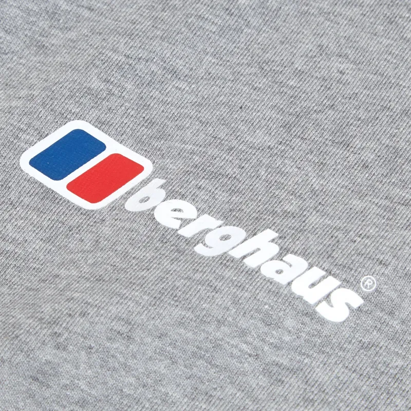 Berghaus Men's Front and Back Logo T-Shirt in Dark Grey-7