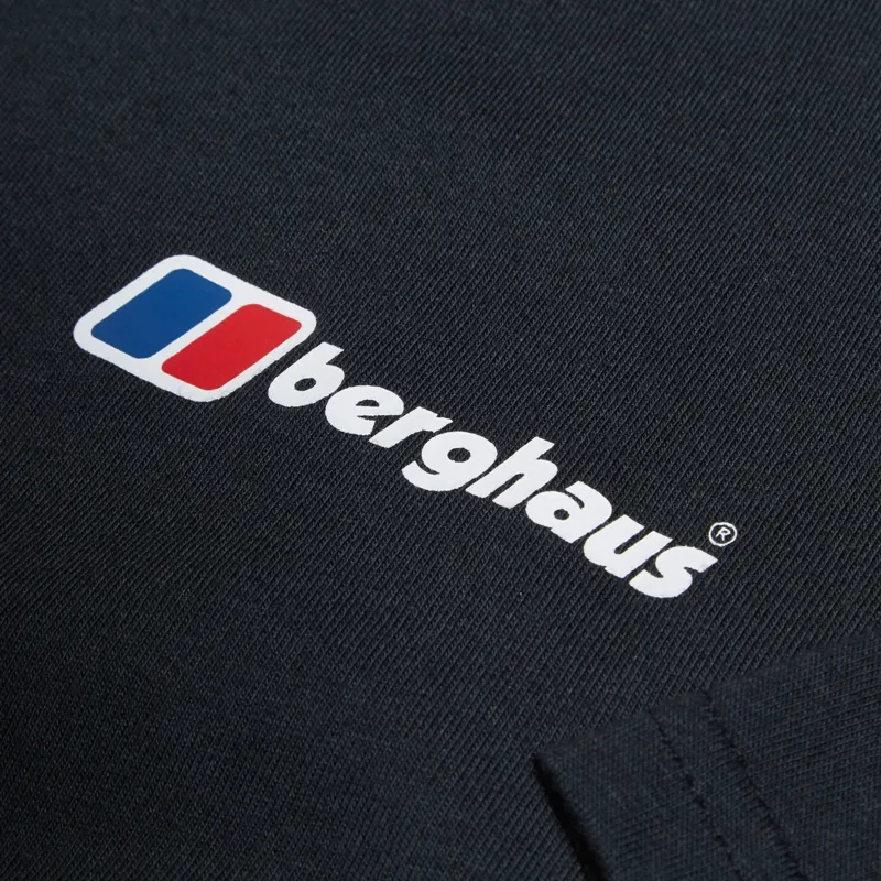 Berghaus Men's Organic Front and Back Logo T-Shirt in Black-7