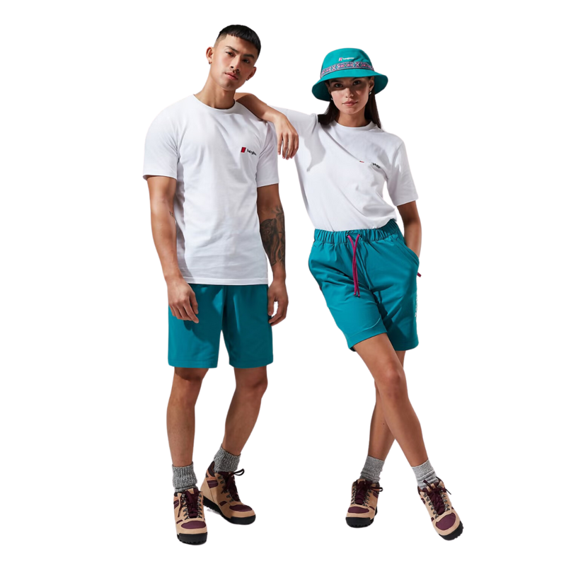 Berghaus Unisex Heritage Front and Back Logo Short Sleeve T-Shirt in White-8