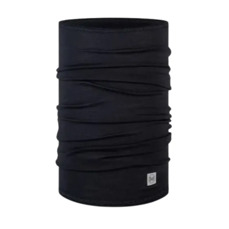 Buff  Unisex Adult Merino Lightweight in Solid Black 
