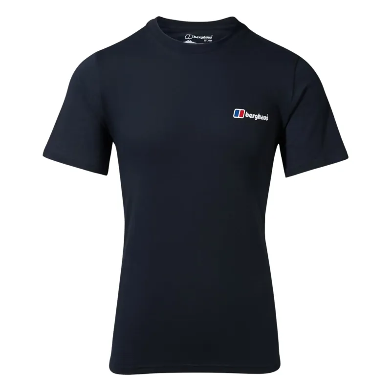 Berghaus Men's Organic Classic Logo T-Shirt in Black