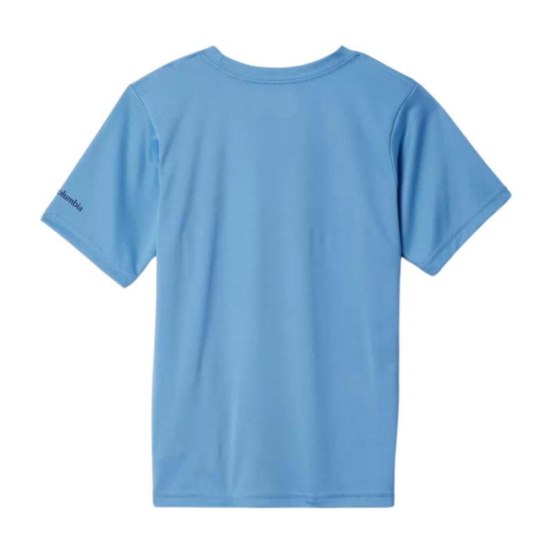 Columbia Boy's Fork Stream Graphic Shirt in Skyler/Lakeside-1