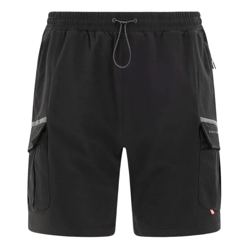 Cruyff Men's Core Cargo Tech Shorts in Black