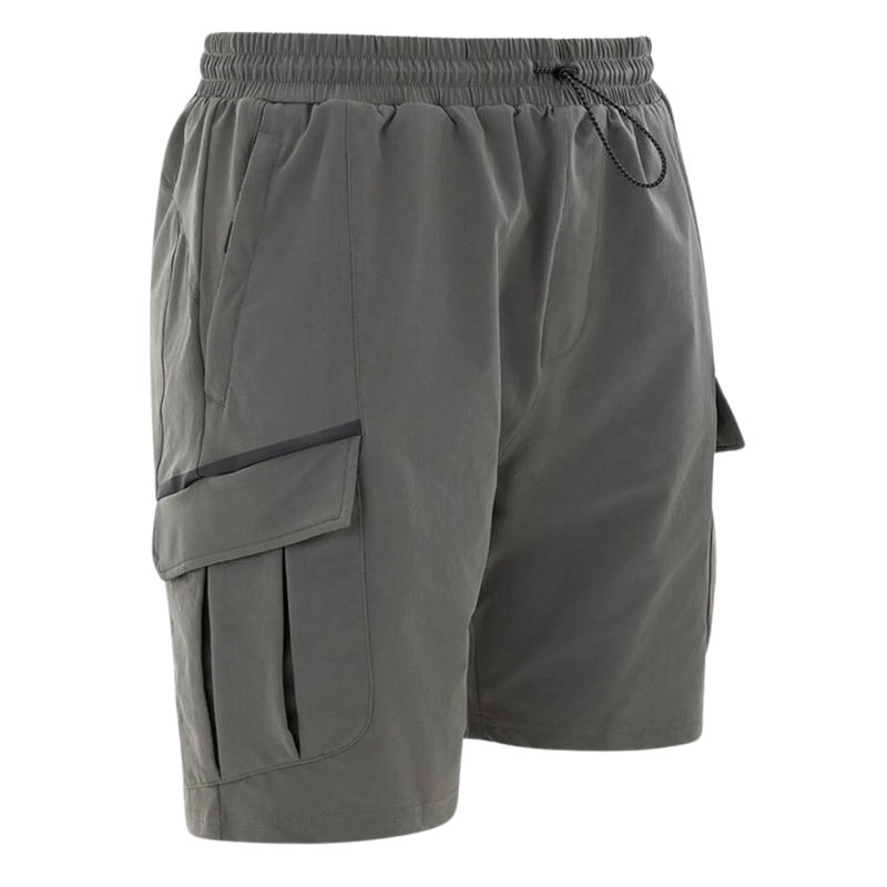 Cruyff Men's Core Cargo Tech Shorts in Dark Slate-2