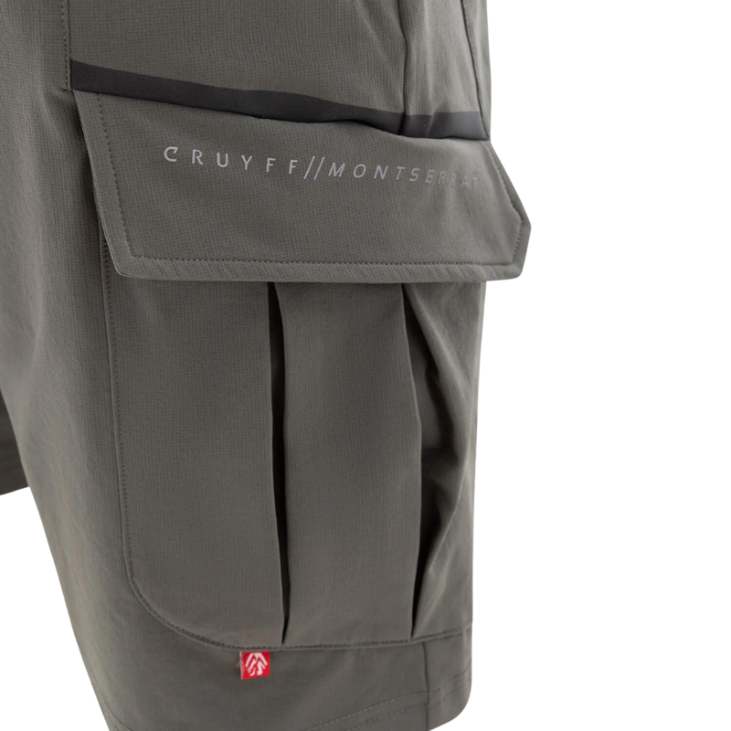 Cruyff Men's Core Cargo Tech Shorts in Dark Slate-5