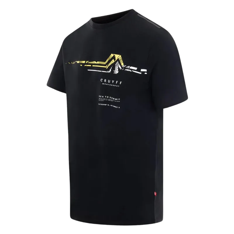 Cruyff Men's Plateau T-Shirt in Black-1