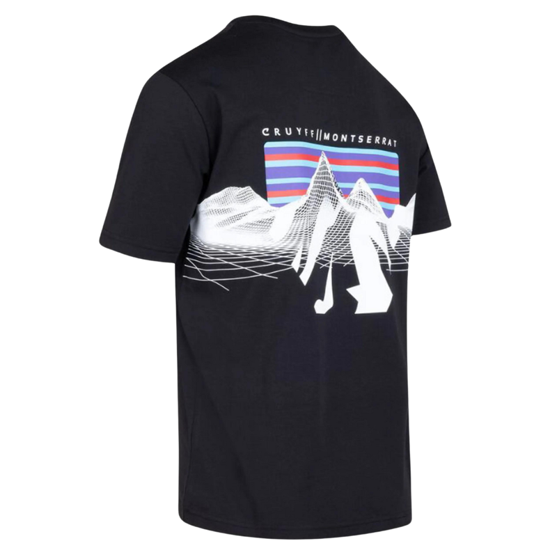 Cruyff Men's Location Short Sleeve T-Shirt in Black-1
