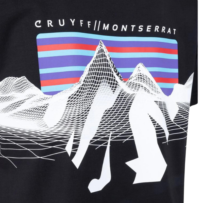 Cruyff Men's Location Short Sleeve T-Shirt in Black-2