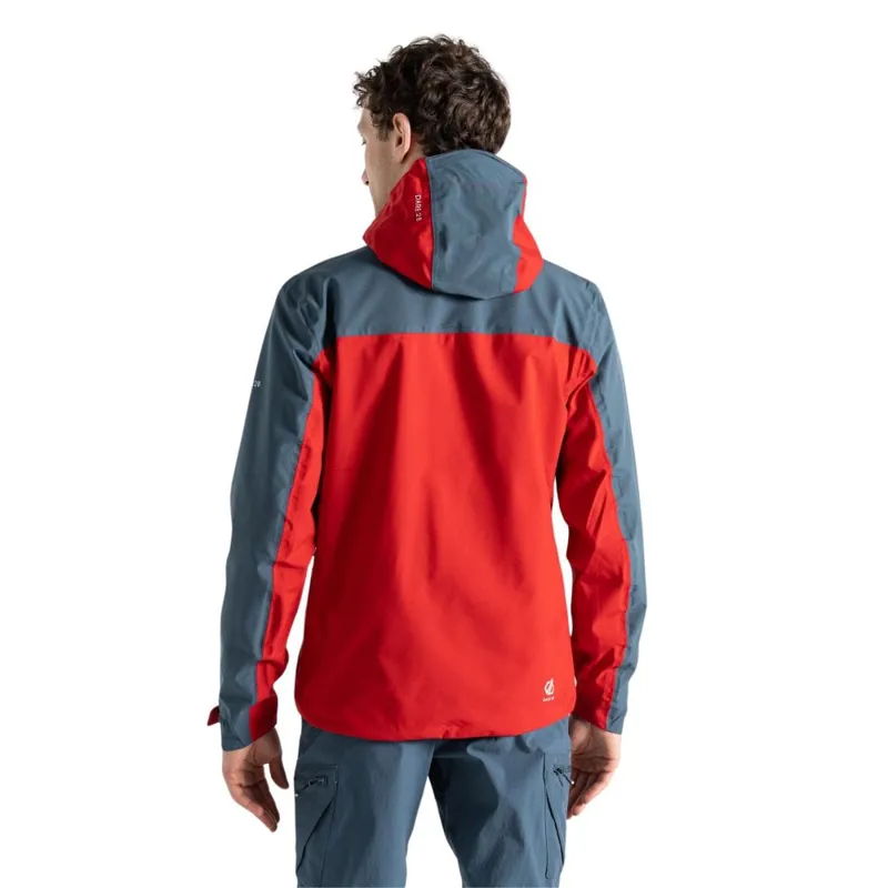 Dare2b Men's Diluent Era Jacket in Danger Red/Orion Grey-3