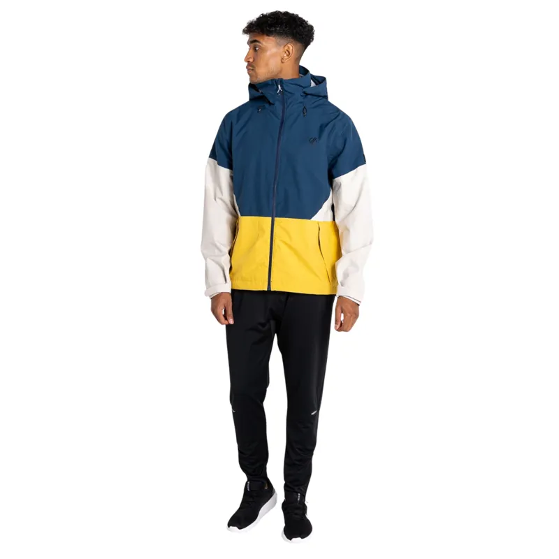 Dare2b Men's Terrain Jacket in Moonlight Denim/Ceylon Yellow