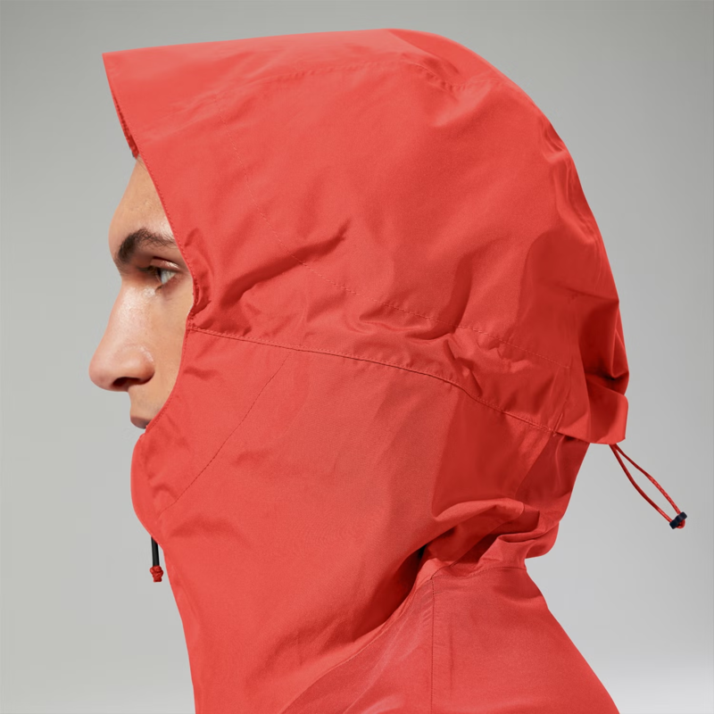 Berghaus Men's Deluge Pro 3.0 Waterproof Jacket in Red/Dark Red-4