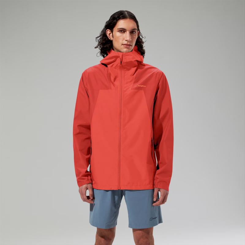 Berghaus Men's Deluge Pro 3.0 Waterproof Jacket in Red/Dark Red-2