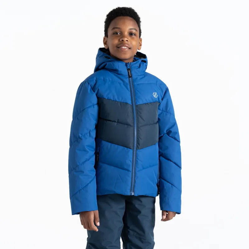 Dare2b Kid's Jolly Puffer Jacket in Olympian Blue/Moonlight Denim-3