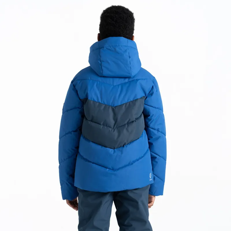 Dare2b Kid's Jolly Puffer Jacket in Olympian Blue/Moonlight Denim-5