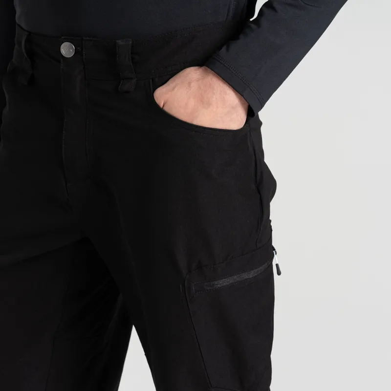 Dare2b Men's Tuned In II Multi Pocket Walking Trousers Regular Leg in Black-3