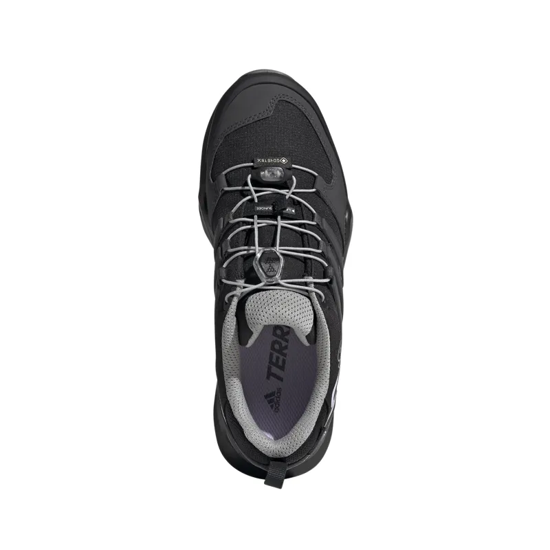 Adidas Women's Terrex Swift R2 Gore-Tex Trail Shoes in Core Black/Dgh Solid Grey/Purple Tint-1