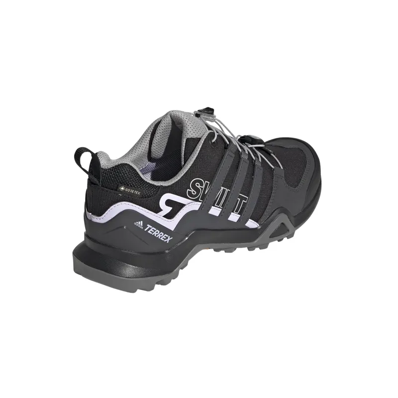 Adidas Women's Terrex Swift R2 Gore-Tex Trail Shoes in Core Black/Dgh Solid Grey/Purple Tint-5