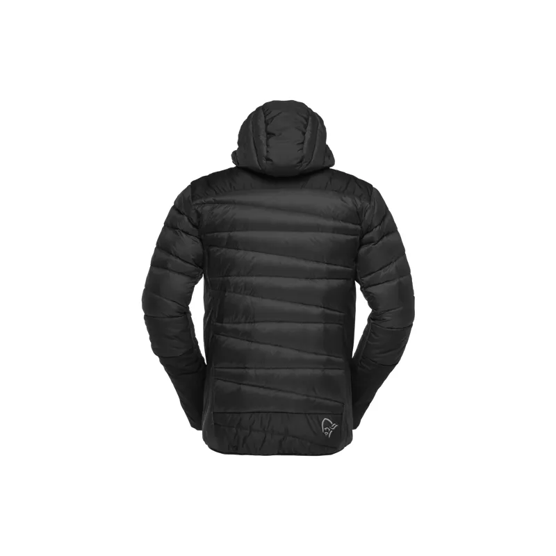 Norrona Men's Falketind Down 750 Hood in Caviar Black-1