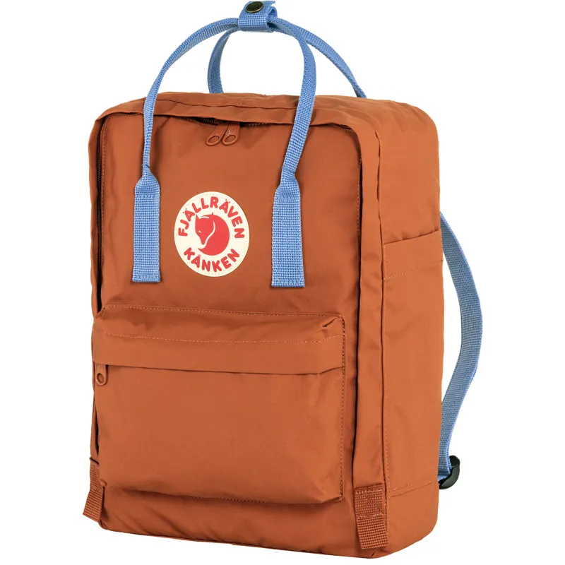Fjallraven Kanken in Terracotta Brown/Ultramarine-1