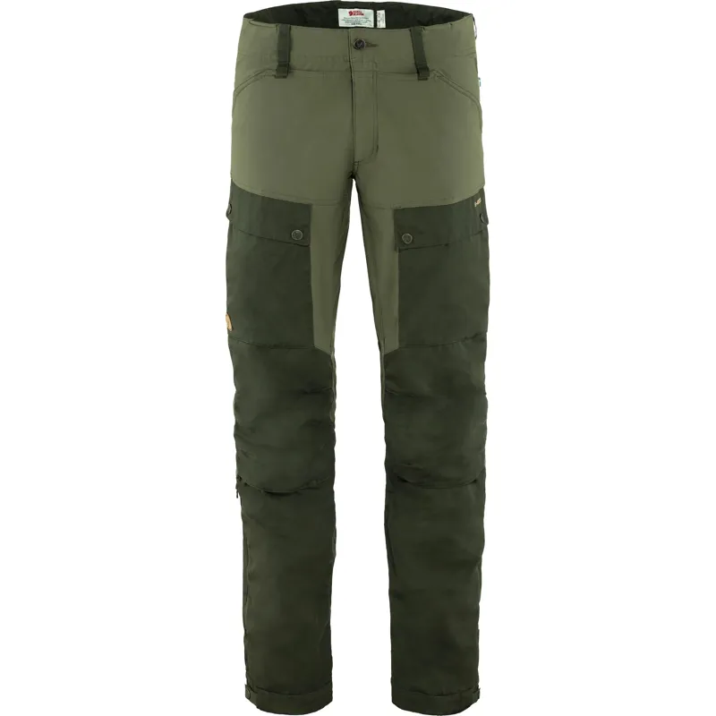 Fjallraven Men's Keb Trousers in Deep Forest/Laurel Green