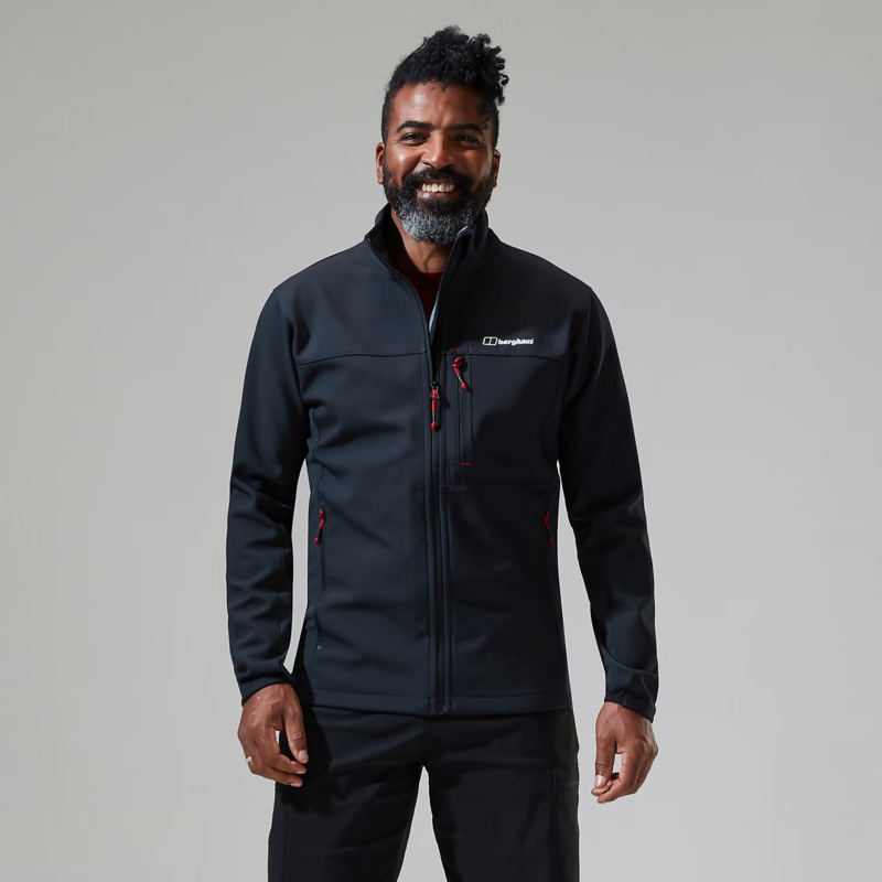 Berghaus Men's Ghlas 2.0 Softshell Jacket in Black-3
