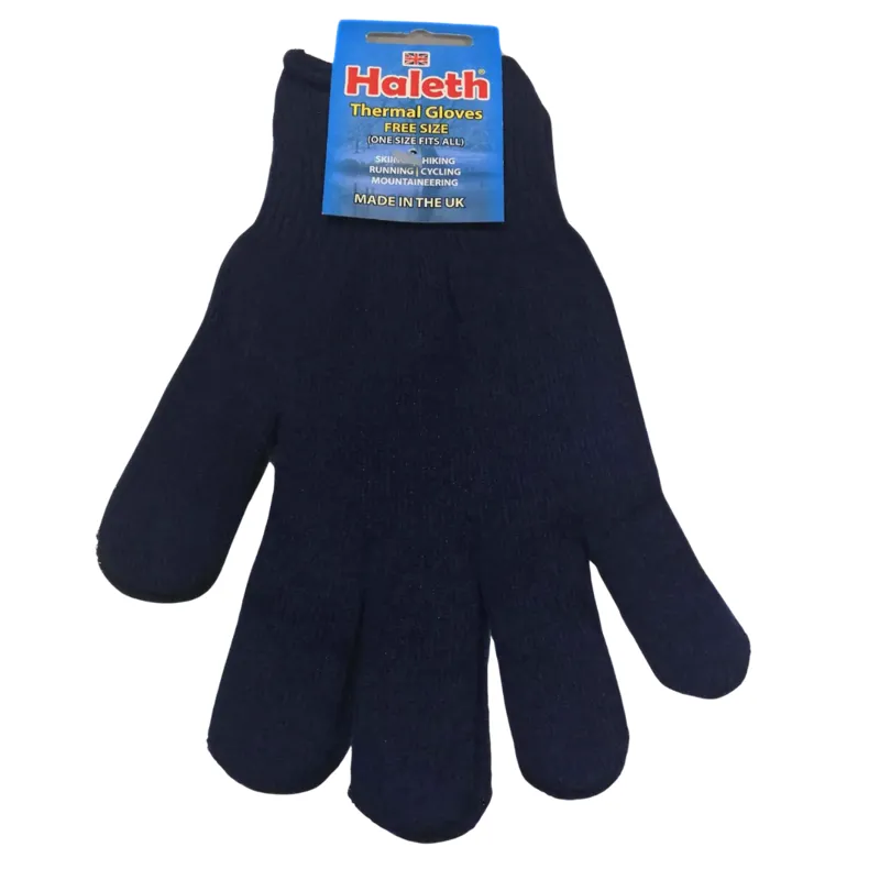 Haleth Unisex Meraklon Gloves in Navy 