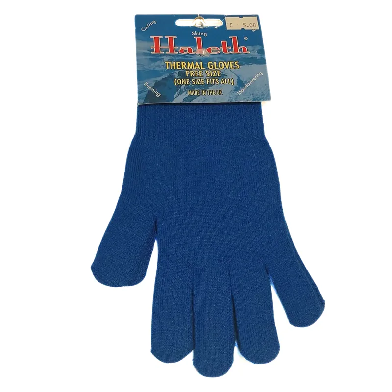 Haleth Unisex Meraklon Gloves in Royal Blue