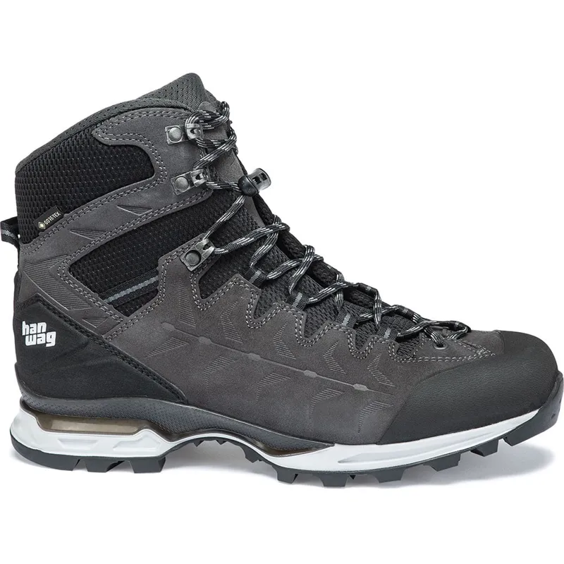 Hanwag Men's Makra Trek Gore-Tex Boots in Asphalt/Light Grey-1