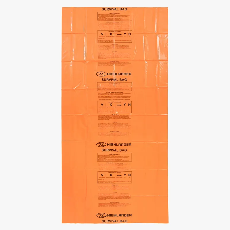 Highlander Emergency Survival Bag in Orange-2