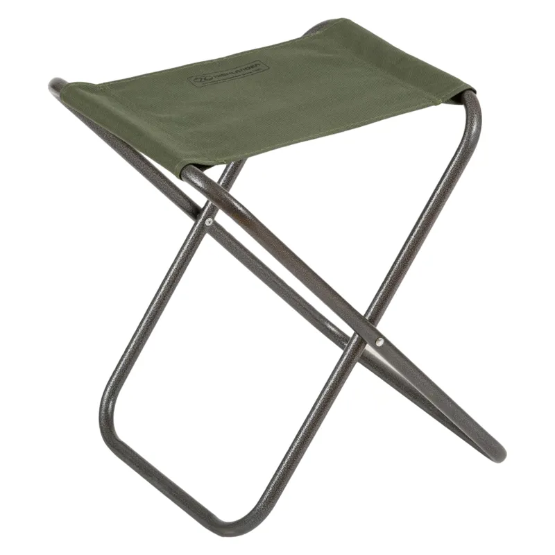 Highlander Fishing Stool in Olive