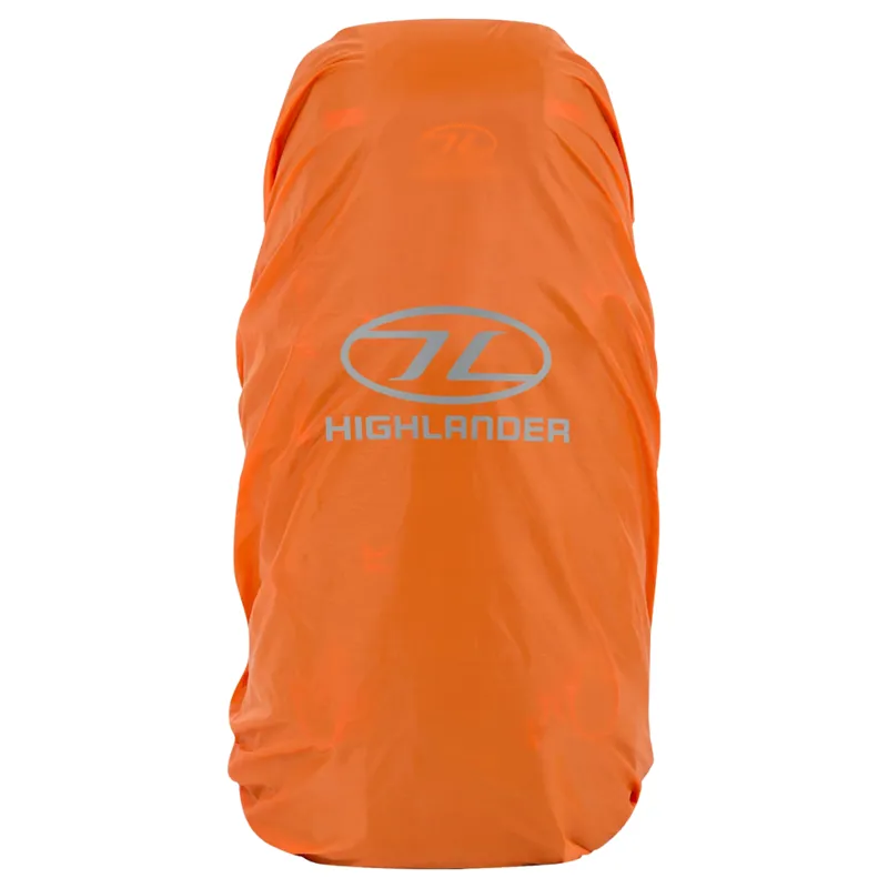 Highlander Rucksack Rain Cover in Orange - Large 50-70L
