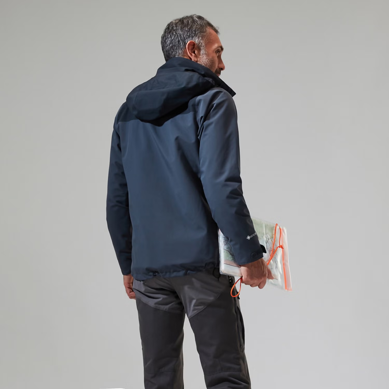 Berghaus Men's Hillwalker InterActive Shell Jacket in Dark Grey/Black-2