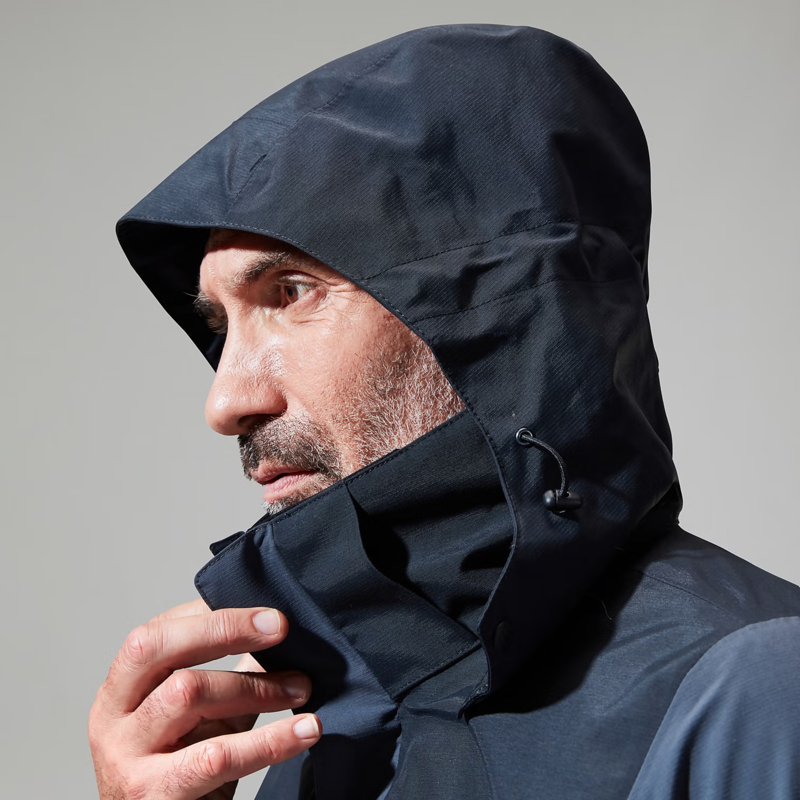 Berghaus Men's Hillwalker InterActive Shell Jacket in Dark Grey/Black-3