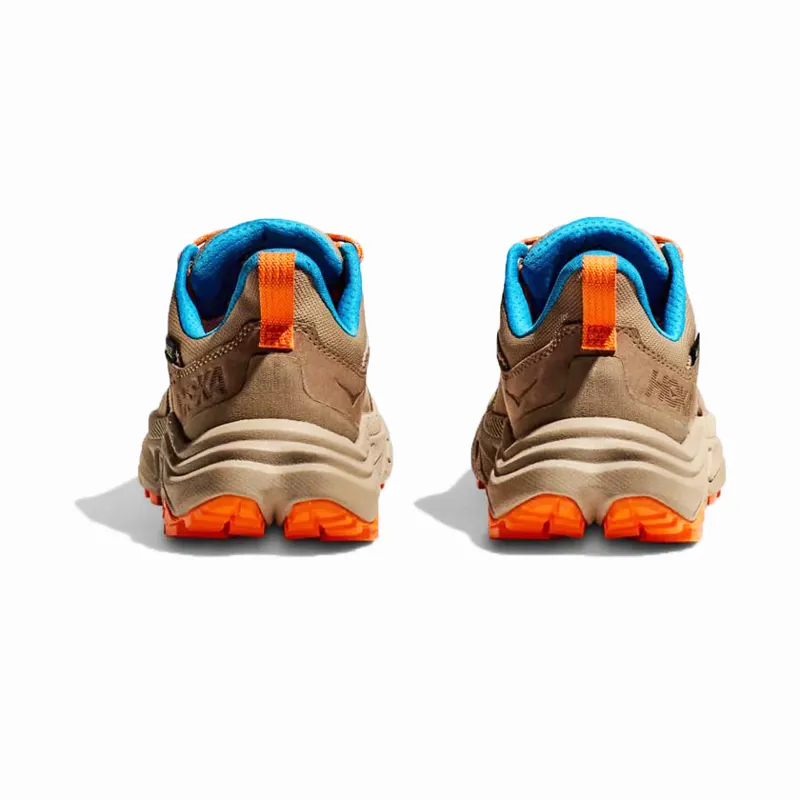 Hoka Youth Anacapa 2 Low Gore-Tex in Dune/Vibrant Orange-3