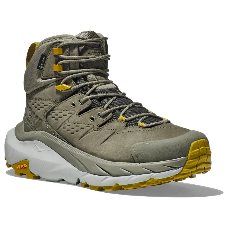 Hoka Men's Kaha 2 Gore-Tex in Olive Haze/Mercury-4
