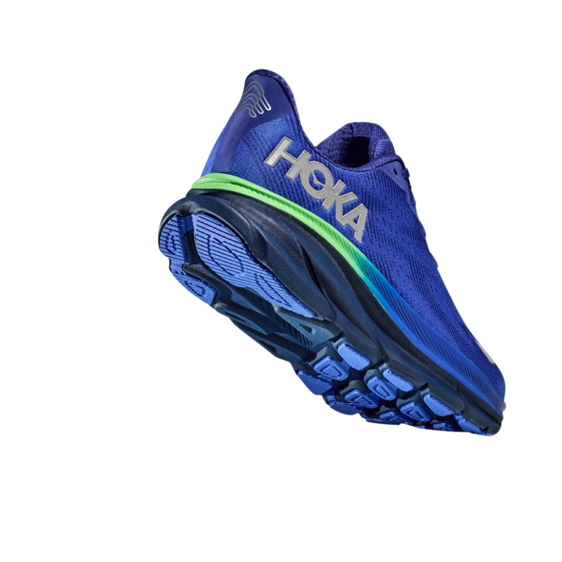 Hoka Men's Clifton 9 Gore-Tex in Dazzling Blue/Evening Sky-1