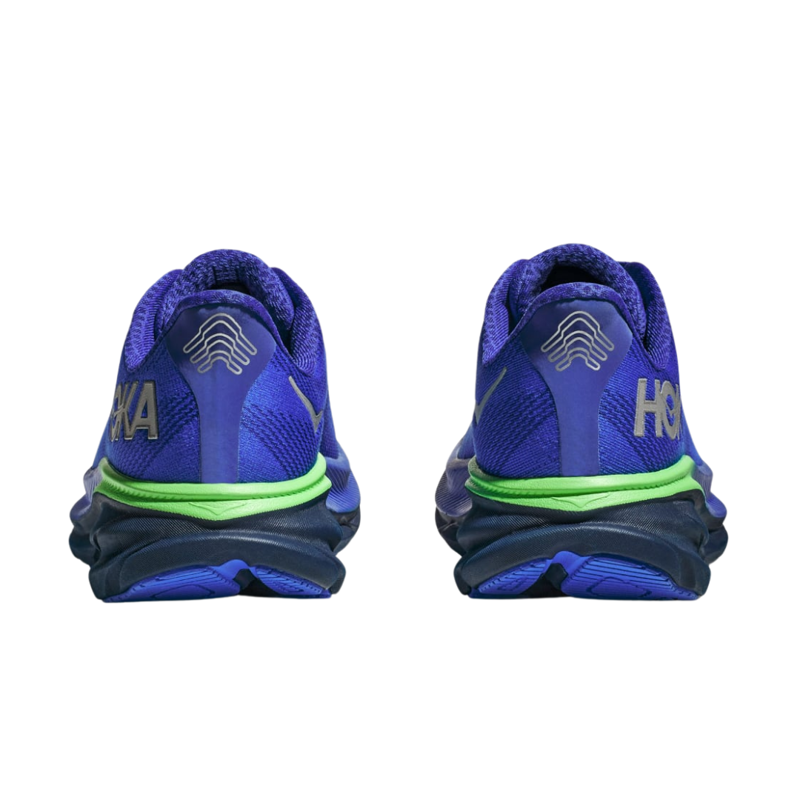 Hoka Men's Clifton 9 Gore-Tex in Dazzling Blue/Evening Sky-4