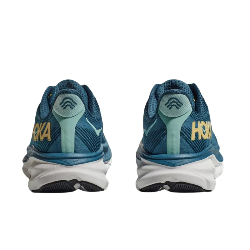 Hoka Men's Clifton 9 Shoes in Midnight Ocean/Bluesteel-5