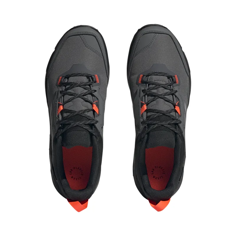 Adidas Men's Terrex AX4 Gore-Tex Hiking Shoes in Grey/Solar Red-1