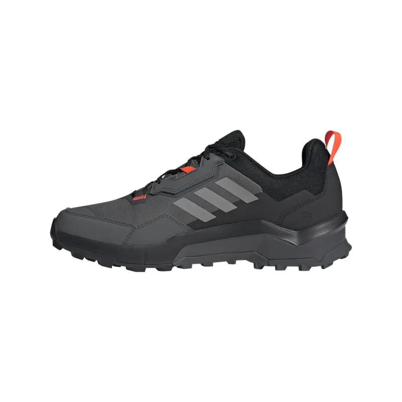 Adidas Men's Terrex AX4 Gore-Tex Hiking Shoes in Grey/Solar Red-3